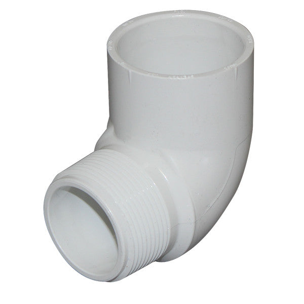PVC Elbow 410-015 ST 1-1/2" MPT x 1-1/2" SLP Car Wash Superstore