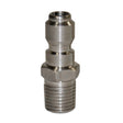 Quick-Disconnect Plug, 1/4in MPT, 5000PSI, Stainless Steel Sonny's