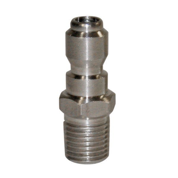 Quick-Disconnect Plug, 1/4in MPT, 5000PSI, Stainless Steel Sonny's