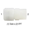 Female Connector, 3/8in Tube x 1/4in FPT, Thermoplastic, Parker Fast-Tite N6FC4 Car Wash Superstore