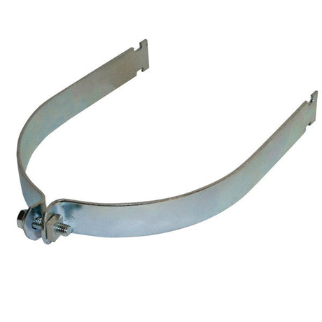 Strut Clamp for 4in Pipe, Steel Electro-Galvanized Clamp, 400NSCC, Pack of 8 Car Wash Superstore
