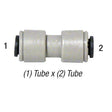 John Guest Straight Union Connector, 3/8in Tube x 3/8in Tube, 150PSI Car Wash Superstore