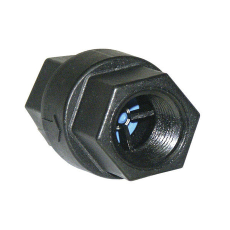 Check Valve, 1/2in FPT x 1/2in FPT, 125PSI, Poly, Specialty 6850290 Car Wash Superstore