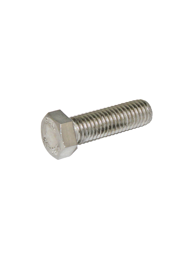 Sonny's Hex Bolt, 1/4-20 x 1/2in, 18-8 Stainless Steel, Pack of 100 Sonny's