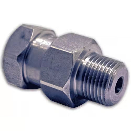 High Pressure Swivel, 3/8in MPT x 3/8in FPT, 5000PSI, 200°F, Stainless Steel, J.E. Adams 7044 Car Wash Superstore