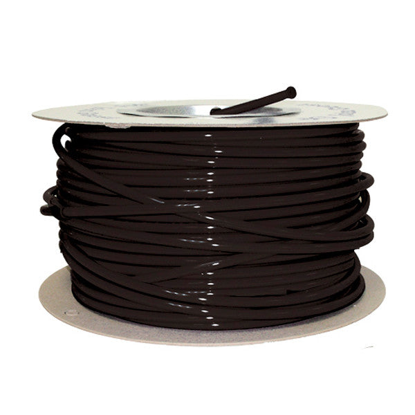 Tubing, 1/2in O.D. x 3/8in I.D. 100PSI, 250ft L, Polyethylene, Black Car Wash Superstore