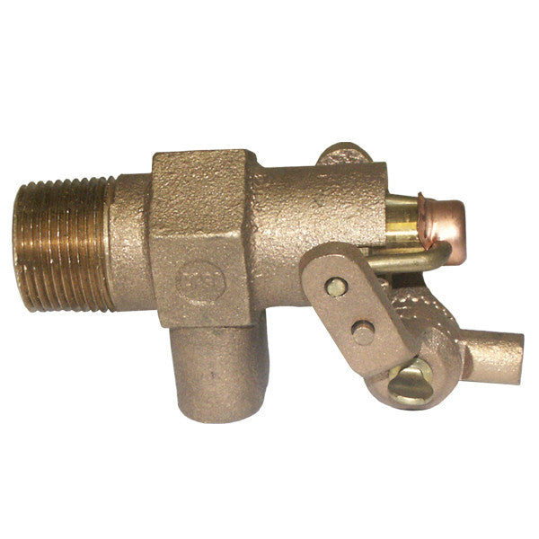 Casa Float Valve, 1in MPT, 80GPM @35PSI, Brass, Control Devices, RMC R810-1 Car Wash Superstore