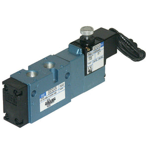 Mac Steel 4-Way 24 VAC Pneumatic Solenoid Valve Mac