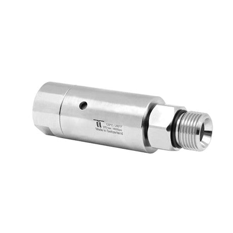 Mosmatic Swivel, 3/8in FPT x G3/8 Metric Male, 2500PSI, 250°F, 2000RPM, Stainless Steel, DXL Series 36.163 Car Wash Superstore