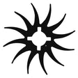 NinjaStar 12 Blade, 6in End Section Car Wash Superstore