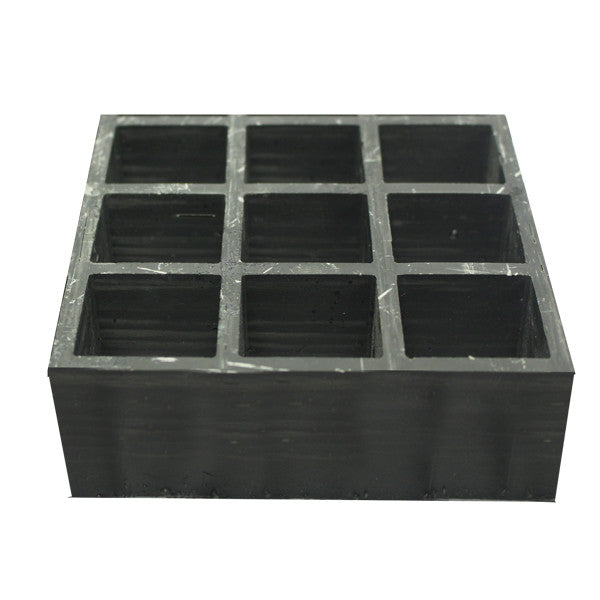Molded Grating, 3ft x 10ft x 1in, Fiberglass, Gray Car Wash Superstore