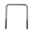 U-bolt square bend, 2/8-16in x 5in x 4-1/8in, stainless steelnless steel Sonny's