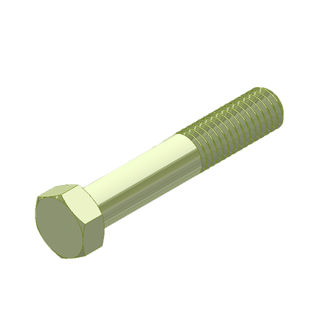 Bolt, Hex 7/16-14 x 2.50 Zc 43C250HCS8Y Sonny's
