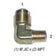 90° Elbow Union Connector, 1/2in Male JIC x 1/4in MPT, Forged Brass Car Wash Superstore