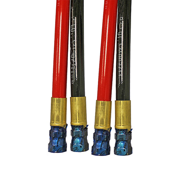 Hose Assembly, 42in L Black Hose, 40in L Red Hose from Fitting to Fitting, Flex-Flo Sonny's
