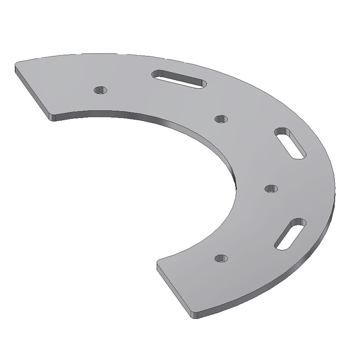 Compact Top Brush End Half Plate, Aluminum Sonny's