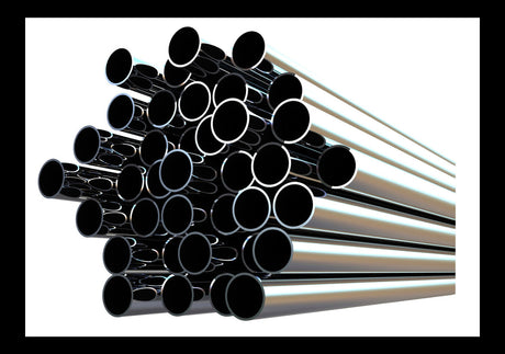 Seamless Tubing, 1/2in, 10ft Stick, Stainless Steel, Mako Car Wash Superstore