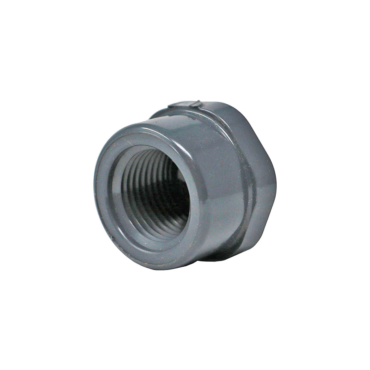 Peco Cap PVC 1/2" NPT Grey Hex Top, 999033 Car Wash Superstore