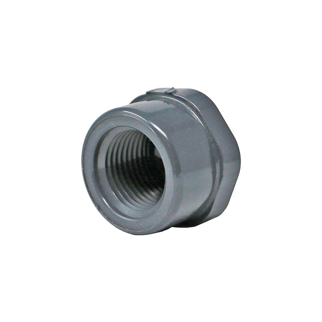 Peco Cap PVC 1/2" NPT Grey Hex Top, 999033 Car Wash Superstore