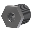 Peco Reducer Hex Bushing 1/2 x 1/8 STD - Black, 999204 Car Wash Superstore