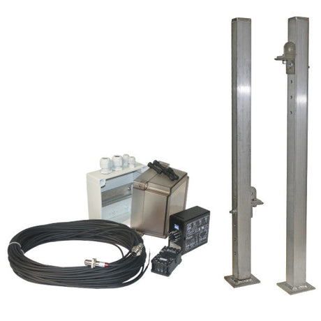 ES100 Complete Photo Eye Entrance System with Stands, 120VAC, 49ft Cable L, 11-Pin Socket Car Wash Superstore