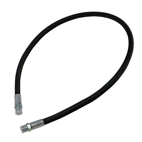 Single-Braid Hose Assembly with (2) 3/8in Wire-Braid Swage Fittings, 3/8in x 5ft, Black Car Wash Superstore