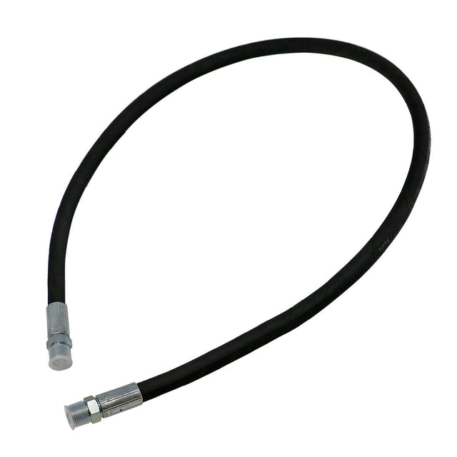 Single-Braid Hose Assembly with (2) 3/8in Wire-Braid Swage Fittings, 3/8in x 5ft, Black Car Wash Superstore