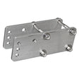 Shock mount plate assembly for grill brush Sonny's
