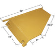 Sonny's Surface Conveyor, Entrance End Cover Plate, 39in x 25-1/2in x 9in x 19in Car Wash Superstore