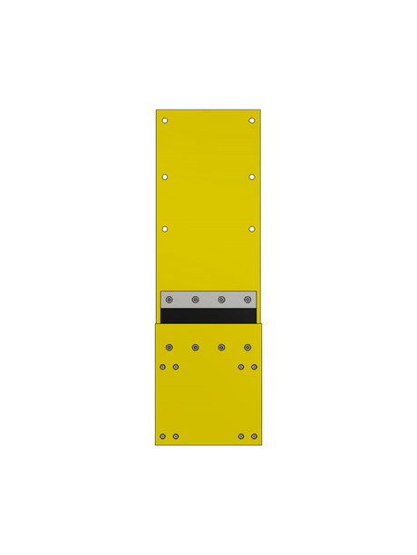 Sonny's Steel 38.625'' x 12'' Conveyor Extended Entrance Door Assembly Sonny's