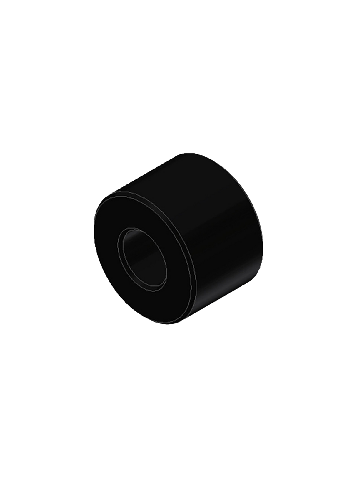 Sonny's Steel 1/2'' ID x 7/8'' DCW Cylinder Spacer