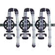 Mr Foamer Set Of 6 - 0° Hole Banana Foamer Triple Mount Kits with 6 Twist N Kleen Foam Generators And 2 Mounting Kits Mr Foamer