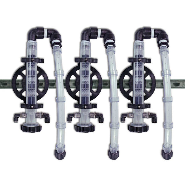 Mr Foamer Set Of 6 - 0° Hole Banana Foamer Triple Mount Kits with 6 Twist N Kleen Foam Generators And 2 Mounting Kits Mr Foamer