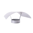 Vacuum Turbine Exhaust Muffler 4in Rain Cap, 283-000002 Car Wash Superstore