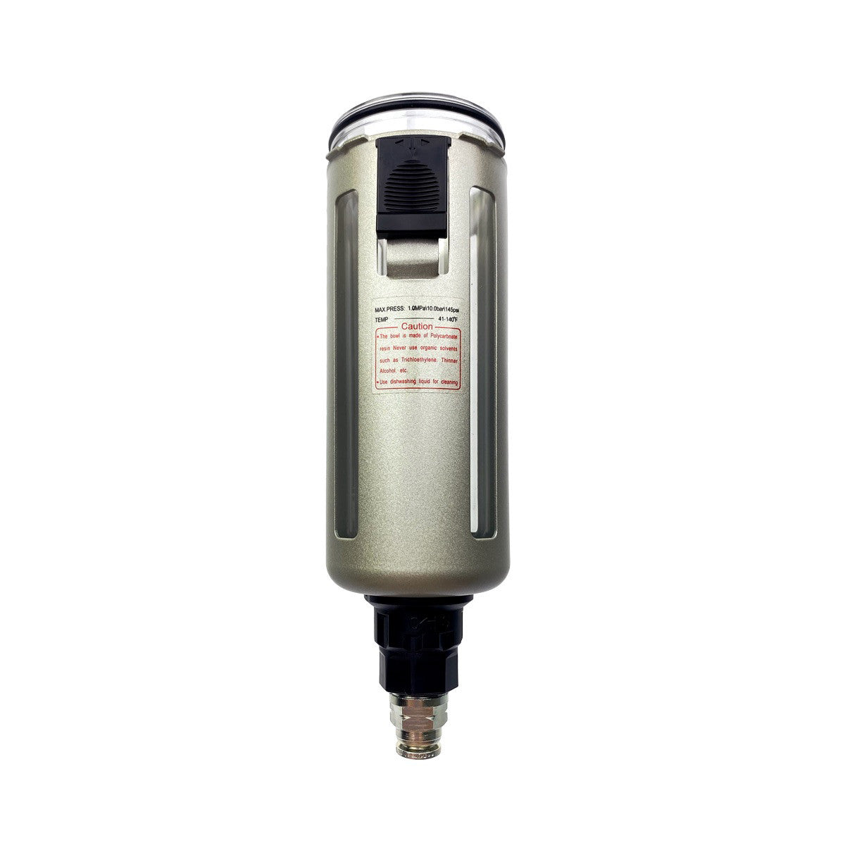 Replacement Primary Air Regulator Bowl, GEN3, 5.5in L w/o SST fitting, 1003447 Car Wash Superstore