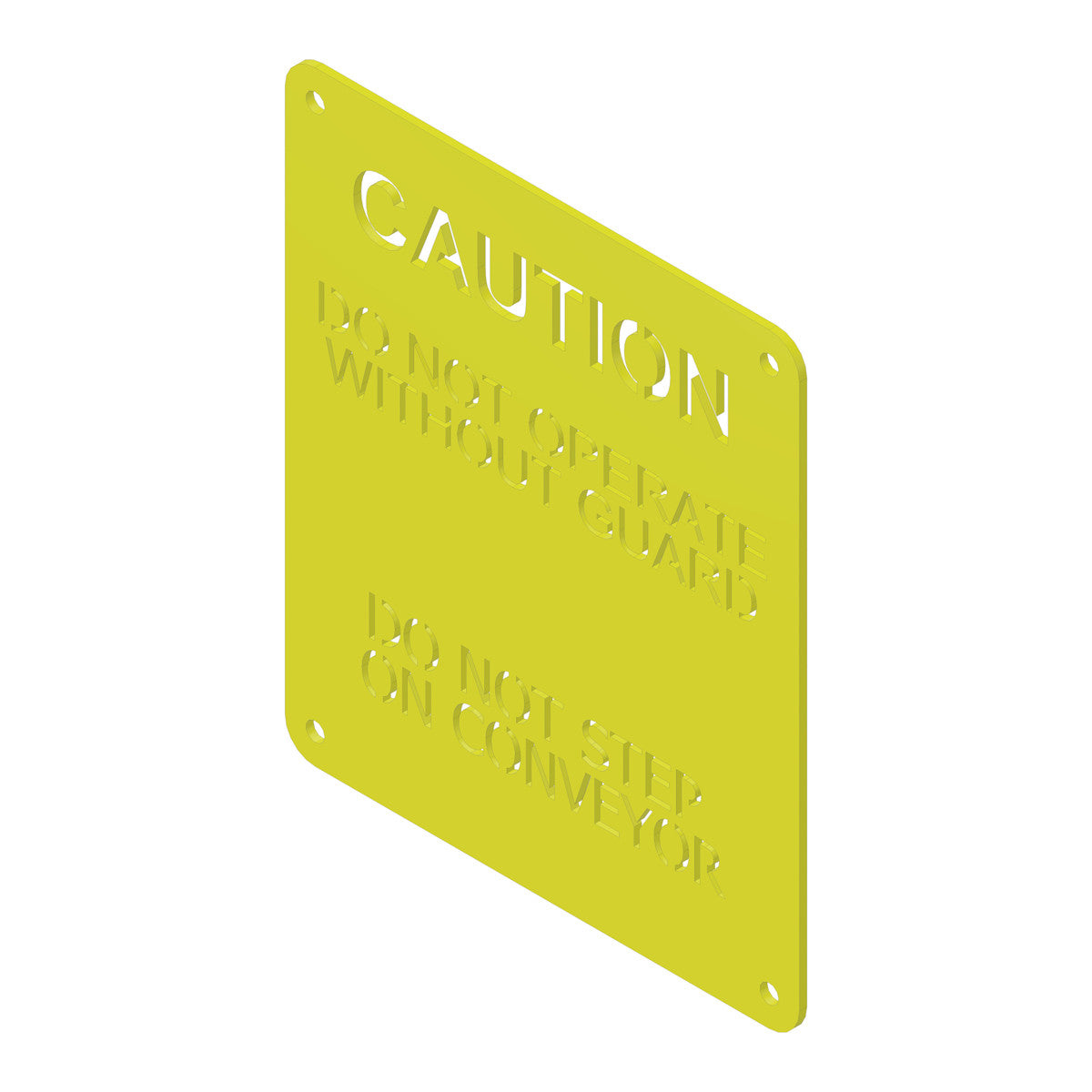Peco Ultimate Entrance, Caution, Conveyor Plate Paint, 510078 Car Wash Superstore
