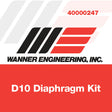 Wanner D10 Diaphragm Kit, D10D52TXXXX Car Wash Superstore