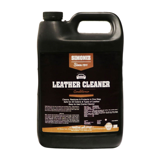 Leather Care 1-Gallon Container, Simoniz S3289001 Car Wash Superstore
