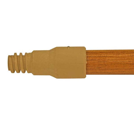 Threaded Hardwood Plastic Brush Handle, 5ft L, Pack of 6 Car Wash Superstore