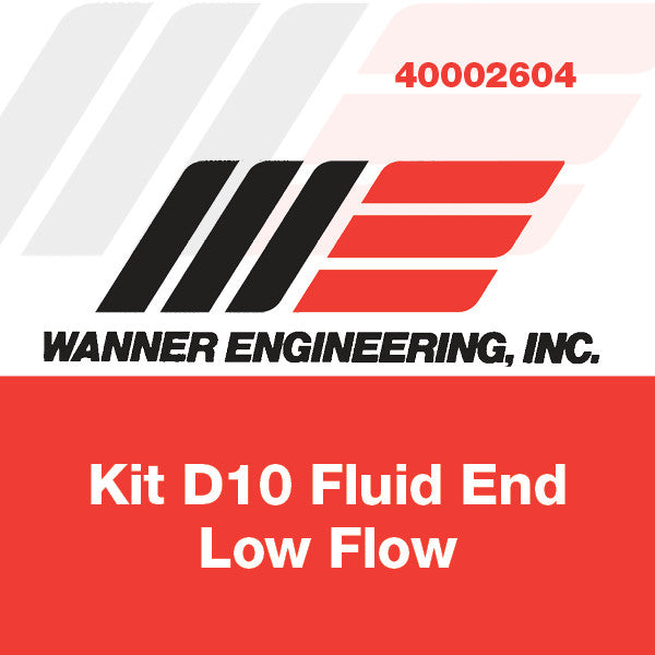 Wanner D10 Fluid End Kit Low Flow, D10K51NHFEC Car Wash Superstore
