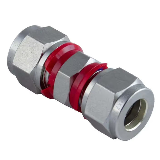 Mako 1/2"T - Tube Union - 2 Ferrule - 316 SS Car Wash Superstore
