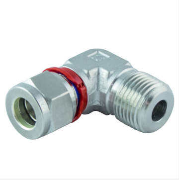 90° Male Elbow, 1/2in Tube x 1/2in MPT, Stainless Steel, Mako Car Wash Superstore