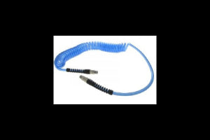 CWS CLEAR BLUE Coil Hose 1/4'' MPT x 20' Working Length Coil Tubing