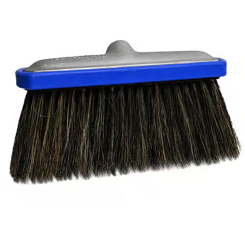 Universal Brush Hogs Hair Foam Brush with Aluminum Casting and Blue Bumper
