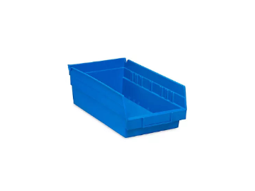 Plastic Shelf Bins - 7 x 12 x 4", Blue Car Wash Superstore