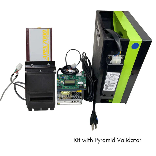 American Changer Universal Board Upgrade Kit  (1) Universal Board & Harness (1) CPI Talos Validator (1) AC Hopper American Changer