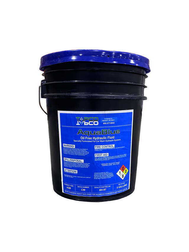 AquaBlue Water-Based Hydraulic Fluid (55 Gallons) Car Wash Superstore