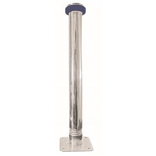 CWS Stainless Steel 26'' Flexible Wand Holder with Bumper Floor Mount
