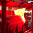 G&G WPX Color Series wet location linear luminaire. Push & Click Connectors and Cabling. 6 foot length. High output. RED Car Wash Superstore