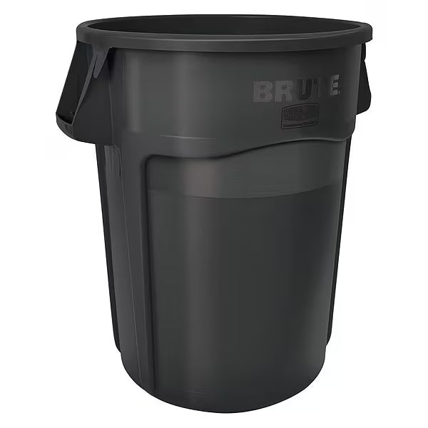 Rubbermaid® Brute® Trash Can - 44 Gallon, Black Car Wash Superstore